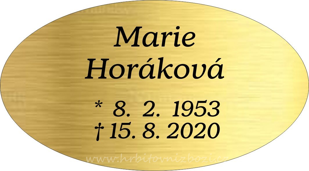 Rytá cedulka 6940