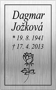 Rytá cedulka 6202