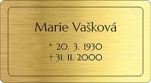 Rytá cedulka 670