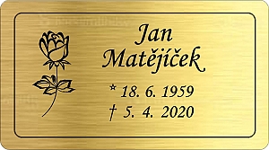 Rytá cedulka 6531